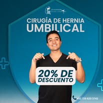 Cirugía de hernia umbilical con descuento